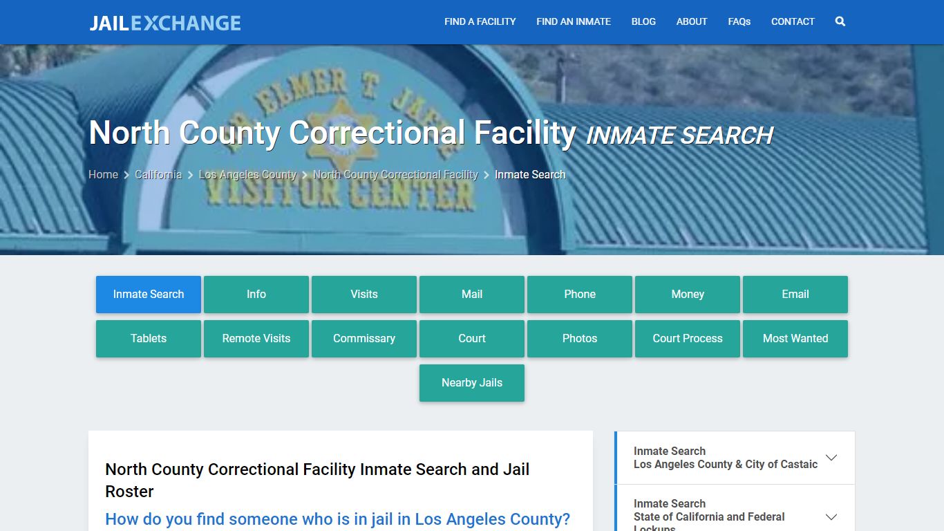 North County Correctional Facility Inmate Search - Jail Exchange